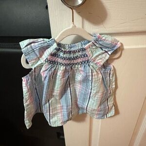 Only Kids Pastel Plaid Blouse